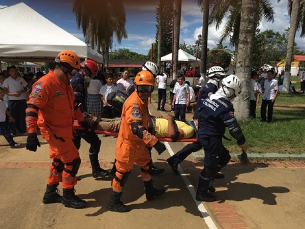 Casanare simuló la atención de 8 muertos y 92 heridos